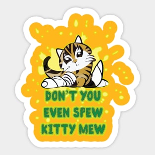 Kitty Mew Sticker